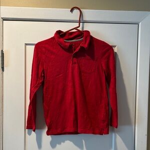 Vibrant Red Kids Polo Shirt - Spotted Zebra